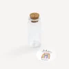 Gastgeschenk Mini Glasröhrchen mit Aufkleber "Regenbogen Vintage"