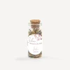 Gastgeschenk Mini Glasröhrchen + Aufkleber "Trockenblumen Blush"