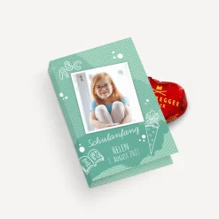 Gastgeschenk Mini Klappkarte "Farbkleckse"