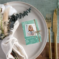 Gastgeschenk Mini Klappkarte 