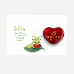 Gastgeschenk Mini Klappkarte 