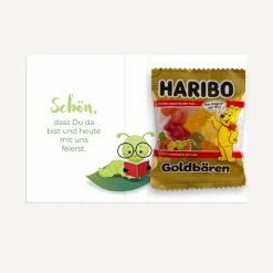 Gastgeschenk Mini Klappkarte 