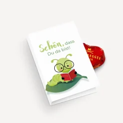 Gastgeschenk Mini Klappkarte 