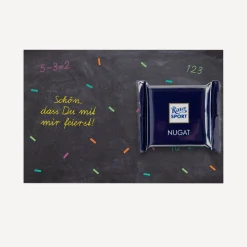 Gastgeschenk Mini Klappkarte "Schulfreuden"