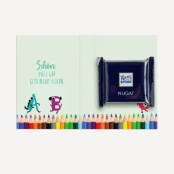 Gastgeschenk Mini Klappkarte 