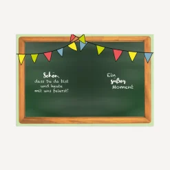 Gastgeschenk Mini Klappkarte 