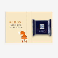 Gastgeschenk Mini Klappkarte 