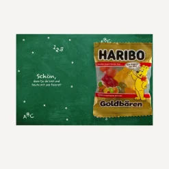 Gastgeschenk Mini Klappkarte 