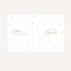 Gastgeschenk Mini Klappkarte