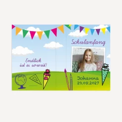 Gastgeschenk Mini Klappkarte 