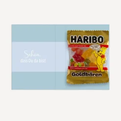 Gastgeschenk Mini Klappkarte