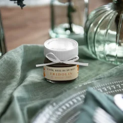 Gastgeschenk Mini Nutella Glas mit Aufkleber "Schlauer Fuchs"