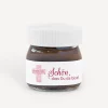 Gastgeschenk Mini Nutella Glas Kommunion Mädchen "Kreuz Modern"