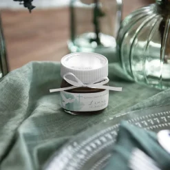 Gastgeschenk Mini Nutella Glas "Taube"