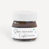 Gastgeschenk Mini Nutella Glas "Sterne"