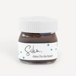 Gastgeschenk Mini Nutella Glas