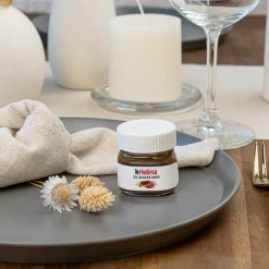 Gastgeschenk Mini Nutella Glas personalisiert