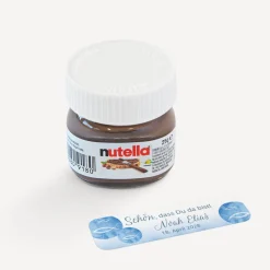 Gastgeschenk Mini Nutella Glas