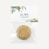 Gastgeschenk Samenbombe + Etikett "Green Magic"