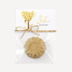Gastgeschenk Samenbombe + Etikett 