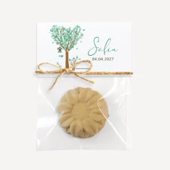 Gastgeschenk Samenbombe + Etikett 