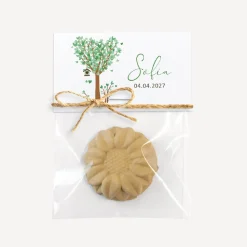 Gastgeschenk Samenbombe + Etikett 