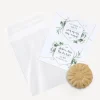 Gastgeschenk Samenbombe + Etikett "Aquarell Eukalyptus Zweige"