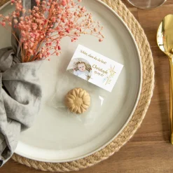 Gastgeschenk Samenbombe + Etikett 