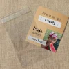 Gastgeschenk Taufe Tüte transparent + Etikett "Foto"