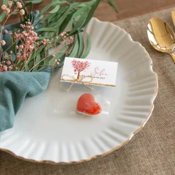 Gastgeschenk Tüte transparent mit Etikett 