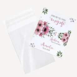Gastgeschenk Tüte transparent mit Etikett "Bohemian Summer"