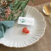 Gastgeschenk Tüte transparent + Etikett "Taube"