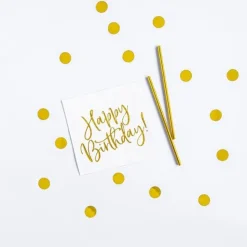 Geburtstag Deko Set Gold 60 tlg.