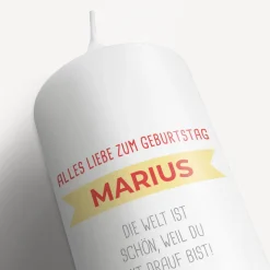 Geburtstagskerze Kinder mit Zahl