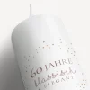Geburtstagskerze Roségold Sparkles