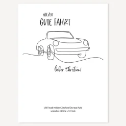 Geldgeschenk Auto Gute Fahrt
