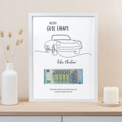 Geldgeschenk Auto Gute Fahrt