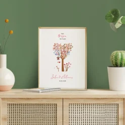 Geldgeschenk "Baum Herzen"
