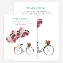 Geldgeschenk Fahrrad
