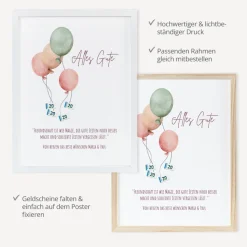 Geldgeschenk Luftballons