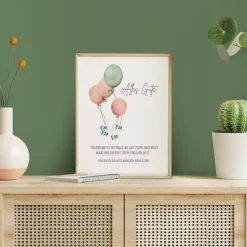 Geldgeschenk Luftballons