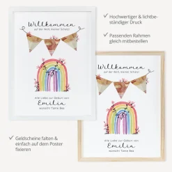 Geldgeschenk "Regenbogen Vintage"