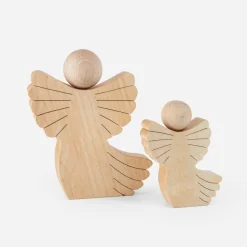 Geschenk Schutzengel aus Holz groß