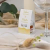 Geschenktäschchen mit Blütenhonig "Aquarell mit Engel gold-gelb"