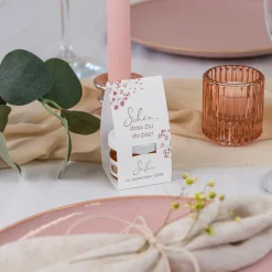 Geschenktäschchen mit Blütenhonig "Trockenblumen Blush"