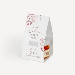 Geschenktäschchen mit Blütenhonig