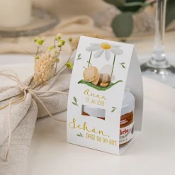 Geschenktäschchen mit Blütenhonig "Biene im Traumland"