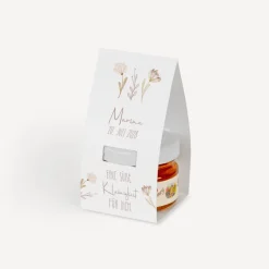 Geschenktäschchen mit Blütenhonig "Natur"
