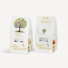 Geschenktäschchen mit Blütenhonig "Lebensbaum Bunte Blätter"