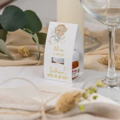 Geschenktäschchen mit Blütenhonig "Kleiner Engel"